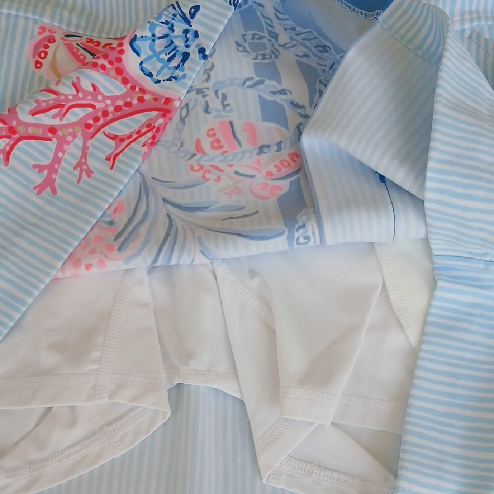 NWT Lilly Pulitzer Blue and Pink Floral Pencil Skirt Nwt - Picture 3 of 5